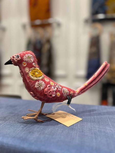 Picture of FLEUR: Pink Quartz Standing Bird (SOLD)