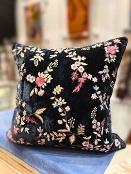 Picture of LIZA: Opera Silk & Velvet Cushion (SOLD)