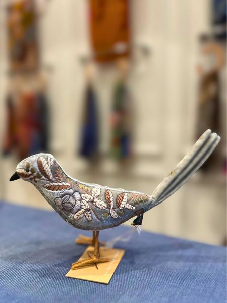 Picture of YANA: Heavenly Blue Standing Bird (SOLD)