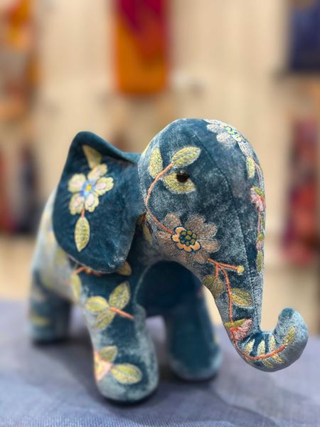 Picture of LIZA: Riviera Blue Elephant (SOLD)