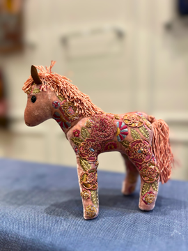 Picture of FLEUR: Old Rose Horse