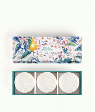 Picture of Fragonard Flower of the Year 2025: Fleur de Citronnier Soap Gift Box 3x75g